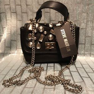 Steve Madden Black Top Handle Handbag/Purse